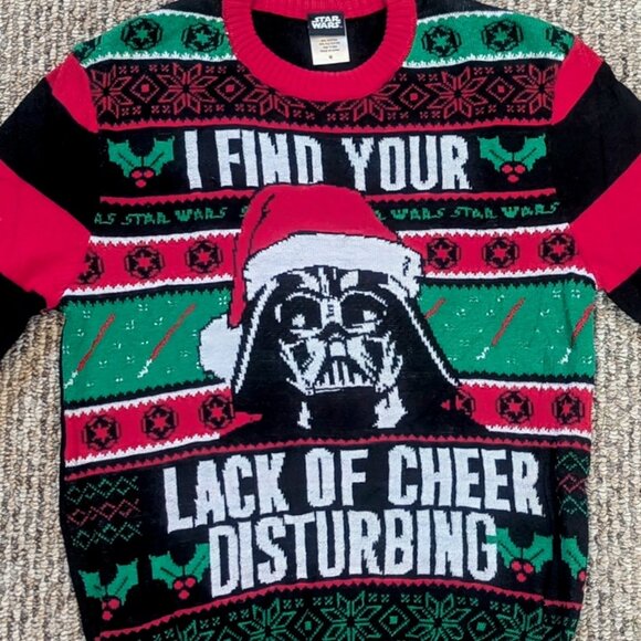 Darth Vader Christmas Sweater - Picture 1 of 6